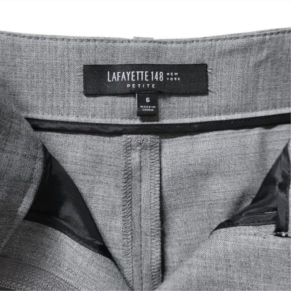 Lafayette 148 Gray Pants | Size 6 - Picture 3 of 3